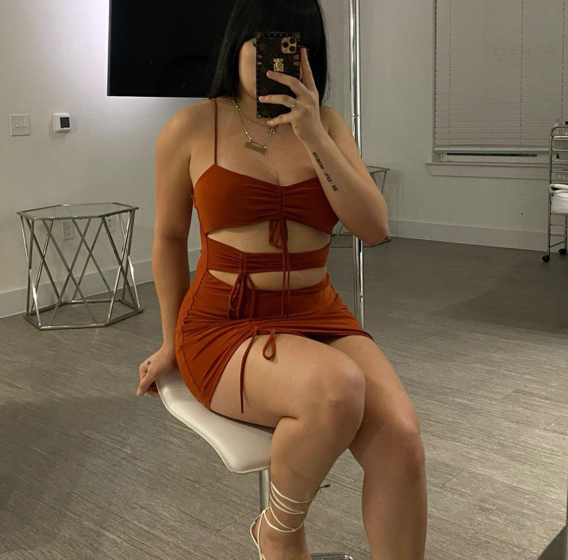 Cut out Mini Dress