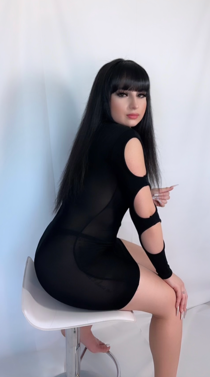 One Sided Mini Dress